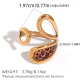 Multicolore/Taille unique/Style de bague 1
