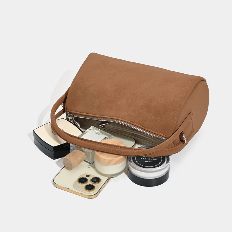 Sac À Main Élégant En Pu De Couleur Unie Pour Femme, 1 Pièce Image4