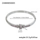 Bracelet en zircon couleur acier Z480 Image4