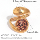 Multicolore/Taille unique/Style de bague 5 Image5