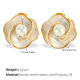 Boucles d'oreilles pendantes blanches en perles blanches EH661WEG Image8