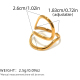 Couleur or/Taille unique/Style de bague 2 Image2