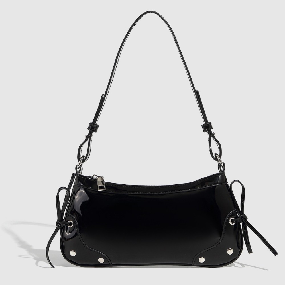 Sac À Bandoulière Femme Élégant En Pu Uni, Collection Simple Series (1 Pièce) Image3