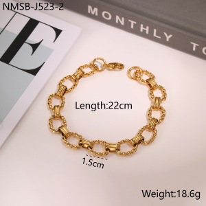 Bracelet Chaîne Simple En Acier Inoxydable Étanche Pour Femme (1 Pièce) h5 