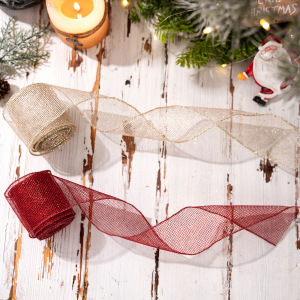 1 Rouleau De Ruban Décoratif De Noël h5 Image3