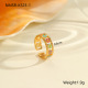 Bague fleur colorée/Taille unique Image3