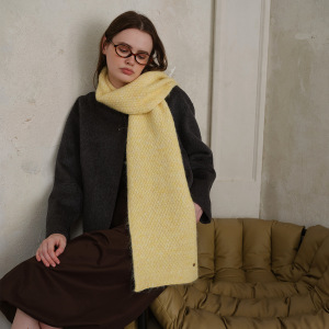 Écharpe D'Hiver Élégante En Polyester À Carreaux Pour Femme, 1 Pièce h5 Image2