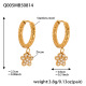 Boucles d'oreilles griffes d'ours dorées Image5