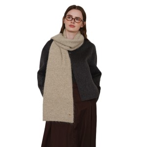 Écharpe D'Hiver Élégante En Polyester À Carreaux Pour Femme, 1 Pièce h5 Image4