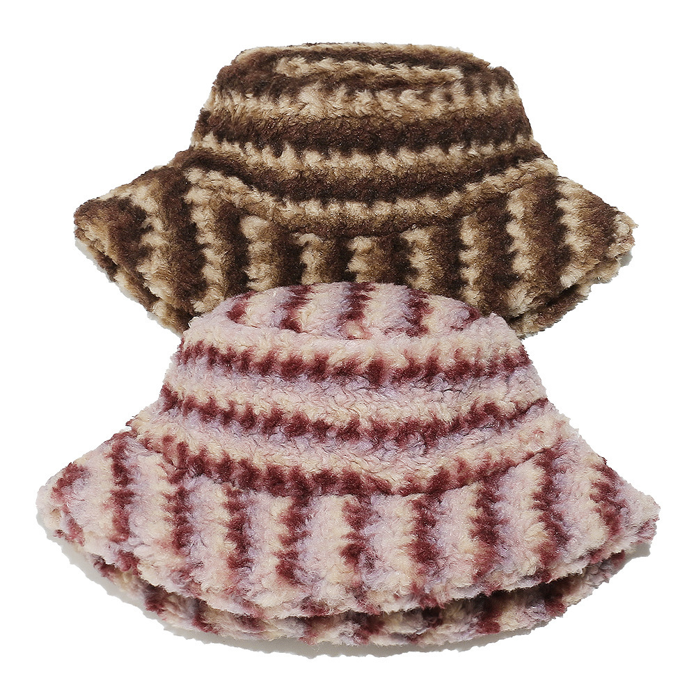 1 Chapeau De Pêcheur À Rayures Rétro Image3