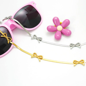 Collier Pendentif Femme Étanche En Acier Inoxydable Avec Nœud Papillon Simple (1 Pièce) h5 Image6