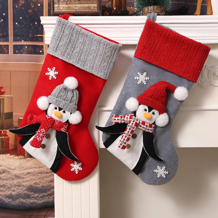 1 Jolie Chaussette Décorative De Noël