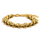 Bracelet à trois anneaux - or 