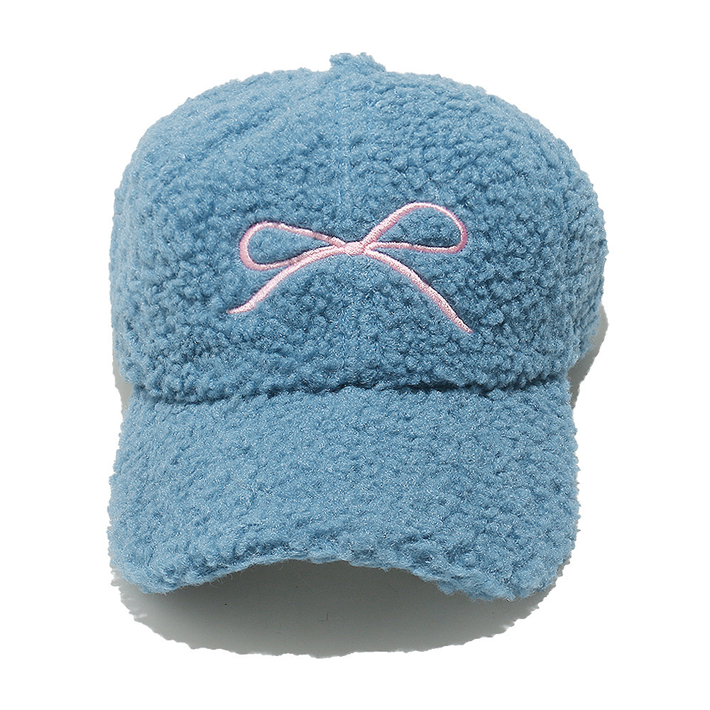 1 Chapeau En Peluche Pour Femme Avec Nœud Papillon h5Image4