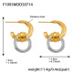 F1095-Boucles d'oreilles en or Image9