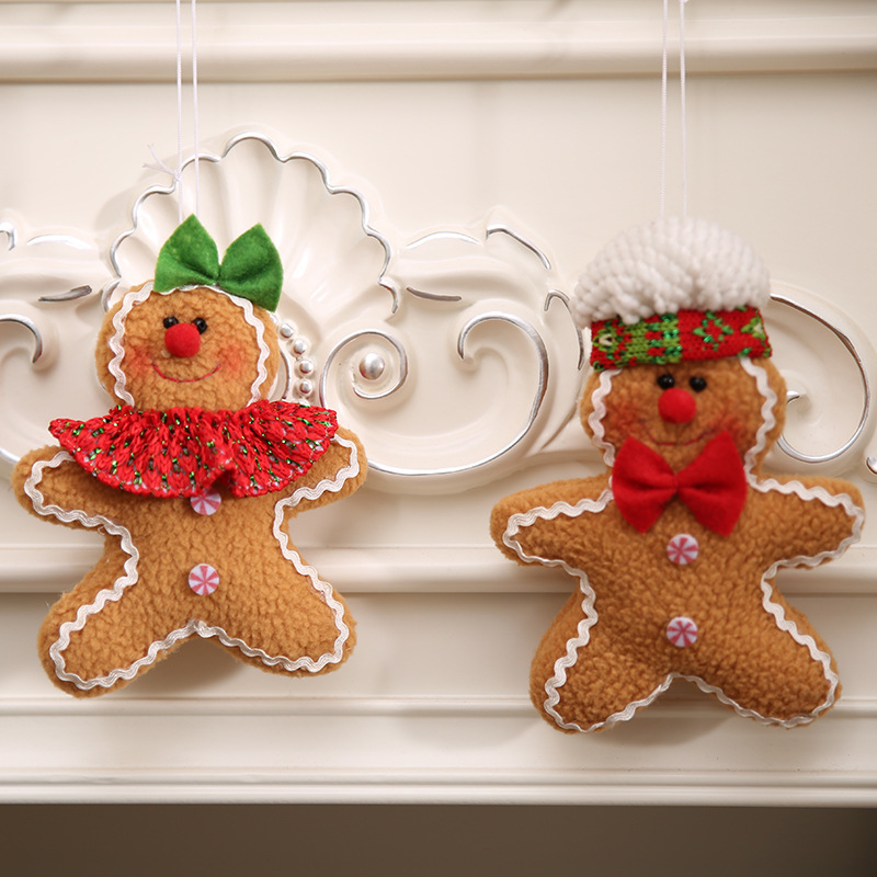 Figurine De Bonhomme En Pain D'Épices En Forme De Sapin De Noël, 1 Pièce Image4