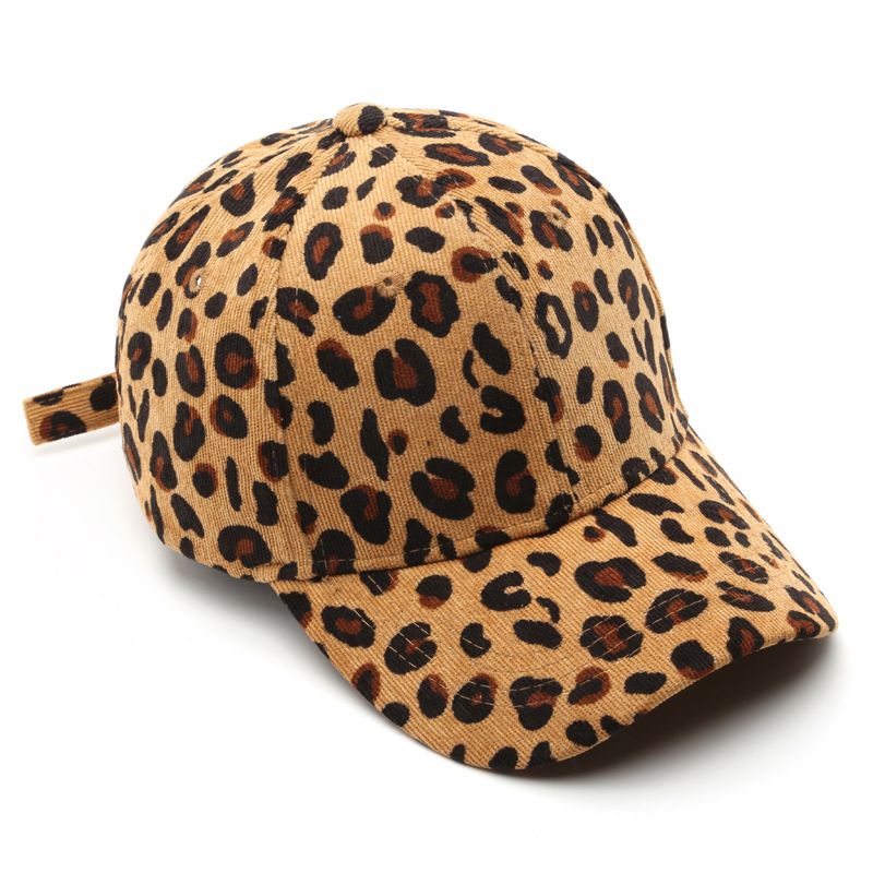 Casquette De Baseball À Imprimé Léopard 1 Pièce h5Image3