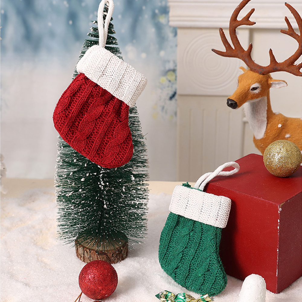 1 Chaussette Décorative Mignonne Pour Sapin De Noël h5Image4