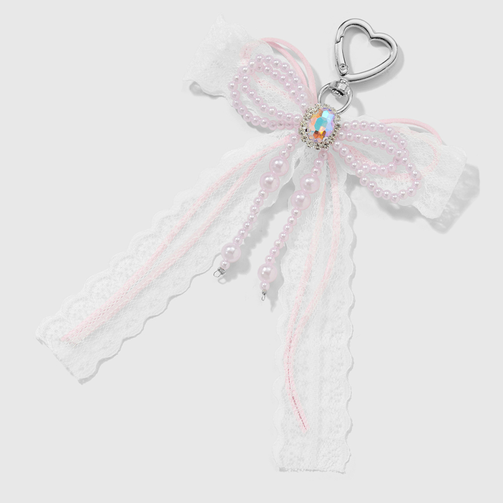 1 Breloque De Sac En Forme De Nœud Papillon En Perles Image10