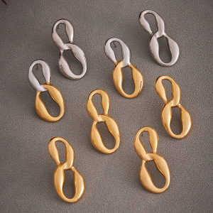 1 Paire De Boucles D'Oreilles Puces Minimalistes En Acier Inoxydable Étanches Pour Femmes h5 Image2