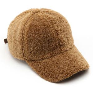 1 Casquette De Baseball Décontractée En Peluche De Couleur Unie h5 Image3