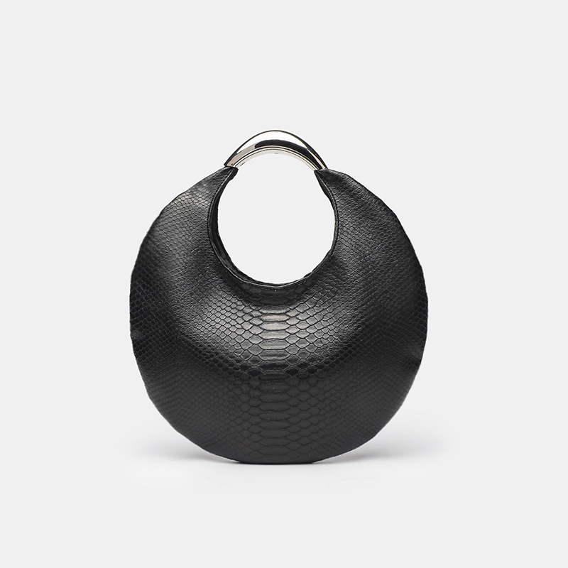 Sac À Main Rétro Simple En Pu Pour Femme, 1 Pièce, Blocage Des Couleurs Image3