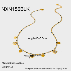 Collier Pendentif Romantique En Acier Inoxydable Étanche En Forme De Cœur Pour Femme (1 Pièce) h5