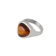 A530-Bague en acier œil de tigre naturel/N°7 Image8
