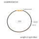 E428-Bracelet zircon noir 16cm Image4