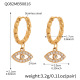 Boucles d'oreilles dorées Image4