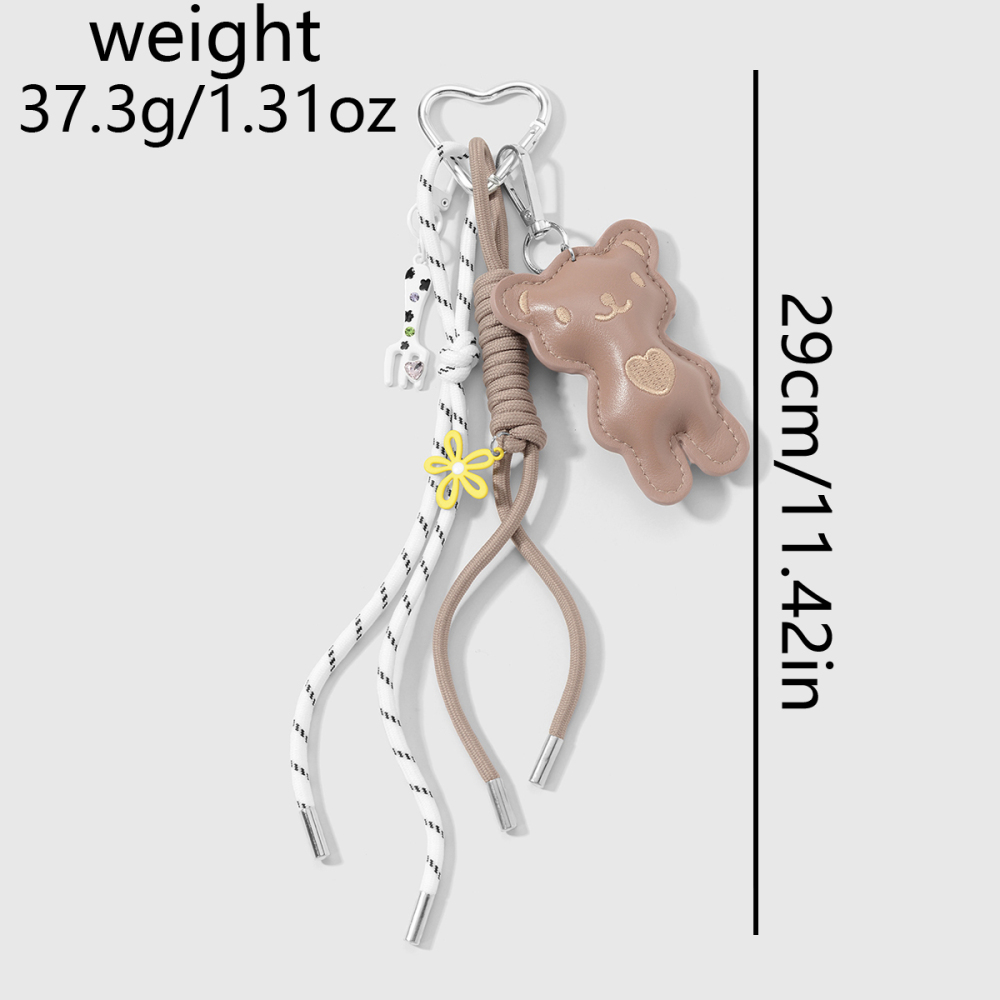 1 Pièce De Breloque De Sac En Chaîne De Perles En Forme De Cœur h5Image2