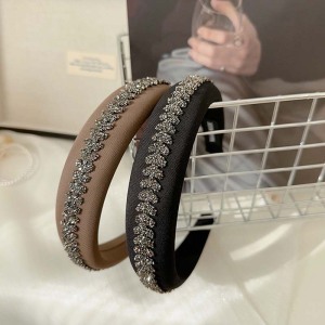 1 Élastique À Cheveux Luxueux Et Élégant De Couleur Unie Pour Femme h5 Image2