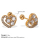 Boucles d'oreilles à tige en or et diamants blancs Image5