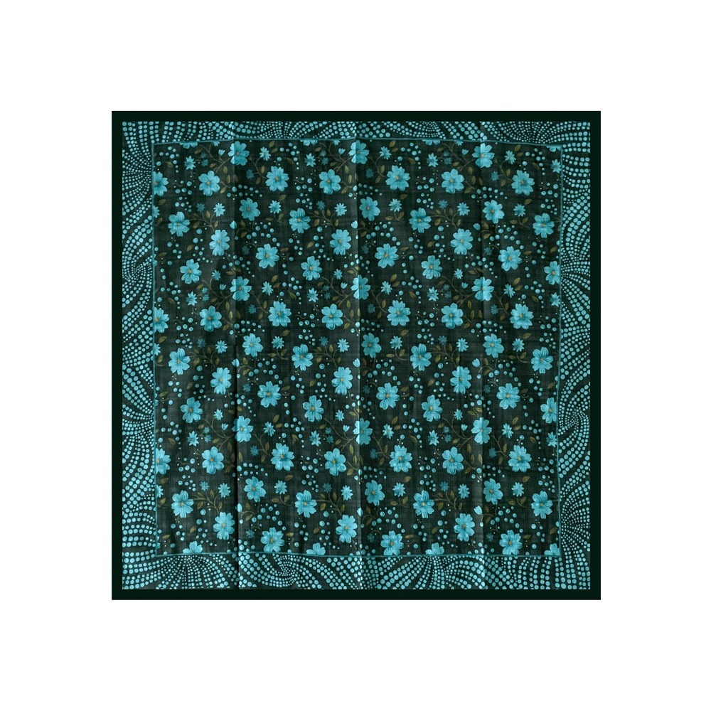 Bandana Romantique En Coton Pour Femme, 1 Pièce 