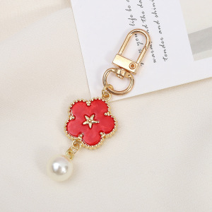 1 Porte-Clés Fleur Douce Et Visage Souriant h5