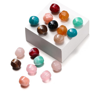 1 Sachet De Perles Acryliques À Dégradé De Couleurs Pour Bijoux Diy h5 Image2