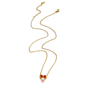 Collier Pendentif De Noël Étanche En Acier Inoxydable (1 Pièce) h5