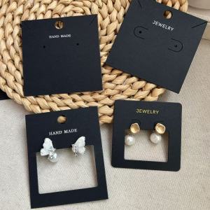 Cartes D'Emballage De Bijoux Avec Logo Personnalisé Disponible h5 Image3