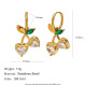 Boucles d'oreilles cerises en diamant blanc - Or 