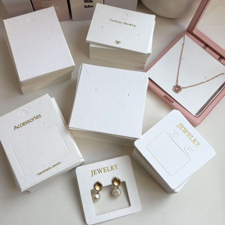 Cartes d'emballage de bijoux