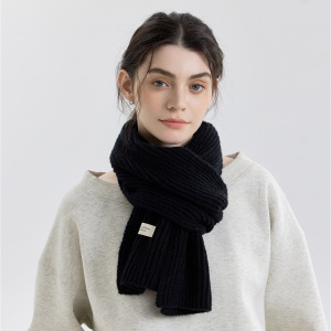 Écharpe D'Hiver Moderne À Rayures En Polyester Pour Femme, 1 Pièce h5 
