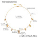 TXP389-Collier DIY en or 40+5 cm 