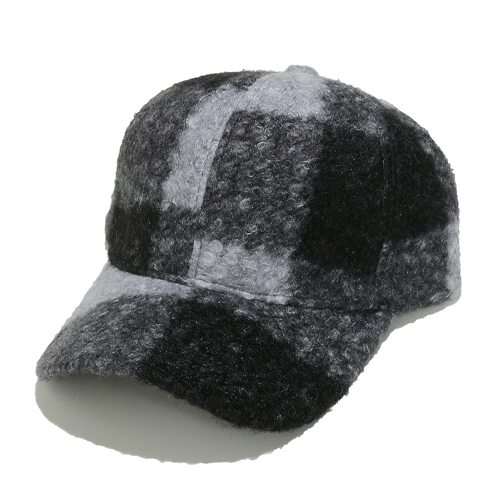 Casquette De Baseball Décontractée À Carreaux 1 Pièce 