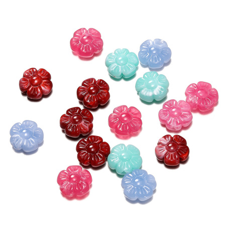1 Sachet De Perles Acryliques Sweet Flower 2