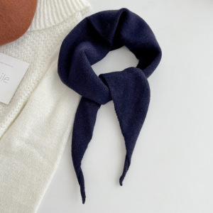 Bandana D'Hiver Simple En Polyester De Couleur Unie Pour Femme, 1 Pièce h5 