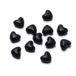 1 Sachet De Perles Acryliques En Forme De Cœur À Faire Soi-Même h5