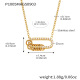 P1005-Collier avec anneau romain en or 38+5 cm Image3