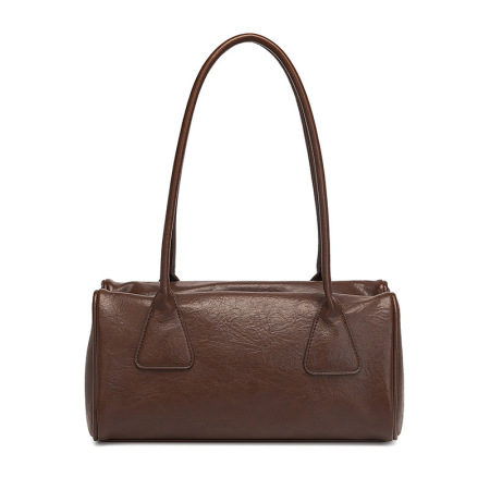 Sac fourre-tout élégant pour femme, collection Simple Series, couleur unie, en PU (1 pièce).