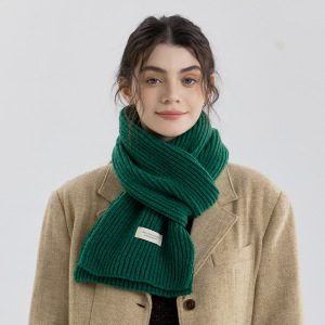 Écharpe D'Hiver Moderne À Rayures En Polyester Pour Femme, 1 Pièce h5 Image4
