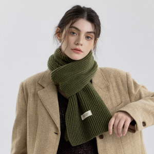 Écharpe D'Hiver Moderne À Rayures En Polyester Pour Femme, 1 Pièce h5 Image2